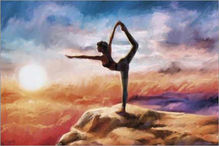 Obraz na płótnie  Mountain Yoga