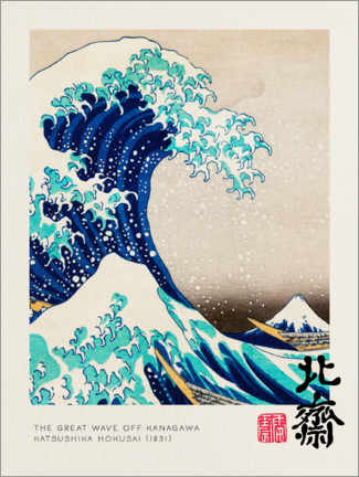Obraz na szkle akrylowym  The Great Wave off Kanagawa - Katsushika Hokusai
