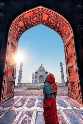 Obraz na płótnie  A journey to the Taj Mahal - Manjik Pictures