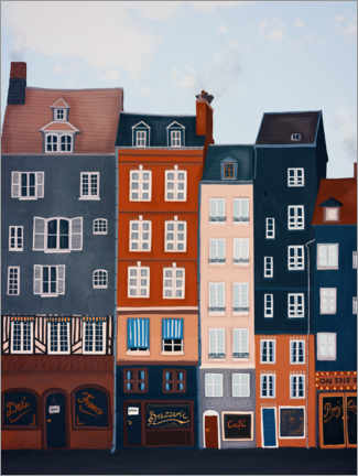 Obraz na szkle akrylowym  The old city - Sybille Sterk