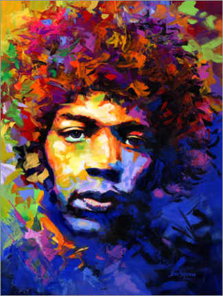 Obraz na płótnie  Jimi Hendrix Modern Portrait - Leon Devenice