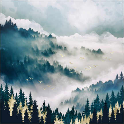 Plakat Misty Mountains