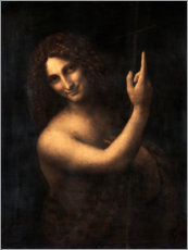 Obraz na płótnie  Jan Chrzciciel - Leonardo da Vinci
