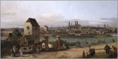 Plakat  Munich, seen from Haidhausen - Bernardo Bellotto (Canaletto)