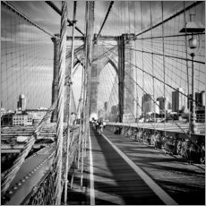 Naklejka na ścianę  NYC Brooklyn Bridge Flair - Melanie Viola