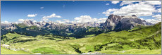 Naklejka na ścianę  Seiser Alm panoramic view, South Tyrol - Sascha Kilmer