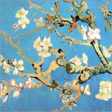 Plakat Kwitnący migdałowiec (fragment)