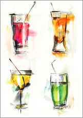 Gallery print  Colorful drinks