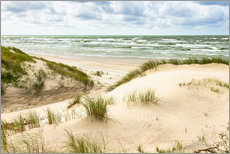 Naklejka na ścianę  Sand dunes on the Baltic Sea