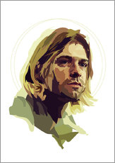 Naklejka na ścianę  Kurt Cobain - Anna McKay
