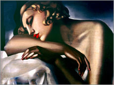Naklejka na ścianę  Śpiąca kobieta - Tamara de Lempicka