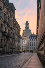 Obraz na drewnie  Frauenkirche Dresden in the morning light - Robin Oelschlegel