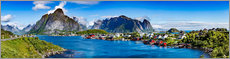 Plakat  Panorama of Lofoten Archipelago - Art Couture