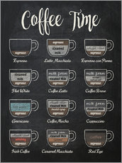 Plakat  Coffeetime - Typobox