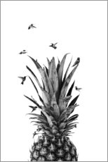 Obraz na płótnie  Pineapple birds - NiMadesign