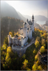 Plakat Neuschwanstein Castle in autumn