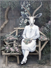 Plakat  Bride in the garden - Sarah Morrissette