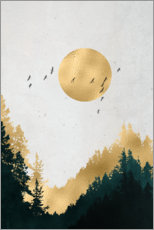 Plakat  Moon gold - Mia Nissen