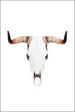 Plakat  Bull head - Art Couture