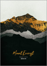 Plakat  Mount Everest - Tobias Roetsch