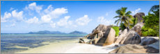Plakat Beach of La Digue, Seychelles