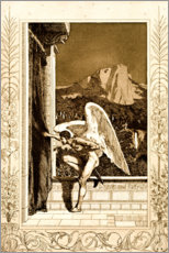 Obraz na aluminium  Cupid coming, sheet 12 from Cupid and Psyche - Max Klinger