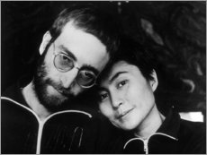 Obraz na płótnie  John Lennon and Yoko Ono