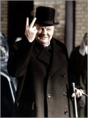 Obraz na płótnie  Winston Churchill