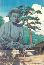 Obraz na szkle akrylowym  Great Buddha in Kamakura - Kawase Hasui