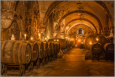 Obraz na płótnie  Historic wine cellar in the Cistercian monastery - Christian Müringer