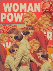 Obraz na drewnie  Woman Power - Frank Moth