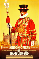 Plakat London Travel (german)
