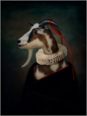 Plakat Portrait of a goat