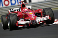 Obraz na szkle akrylowym  Michael Schumacher, Ferrari F2005, Hungary 2005