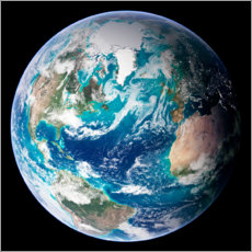 Plakat  The blue earth - NASA