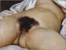 Obraz na PCV  The origin of the world - Gustave Courbet