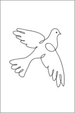 Obraz na szkle akrylowym  Peace Dove