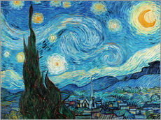 Naklejka na ścianę  Gwiaździsta noc - Vincent van Gogh