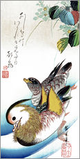 Gallery print  Mandarin ducks - Utagawa Hiroshige