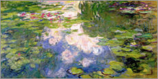 Plakat  The Water-Lily Pond - Claude Monet