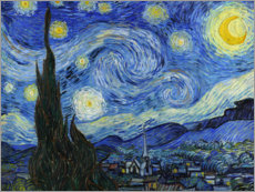 Obraz na aluminium  Gwiaździsta noc - Vincent van Gogh