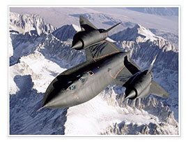 Plakat SR-71B Blackbird in Flight
