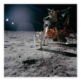 Plakat  Apollo 11 Moon Walk - NASA