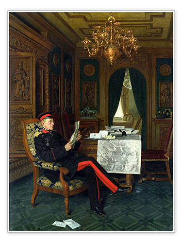 Plakat Moltke in Versailles