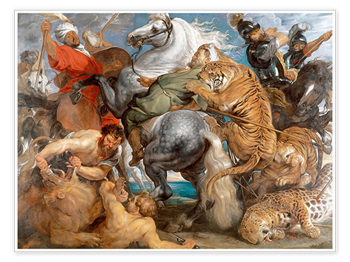 Plakat Polowanie na tygrysa