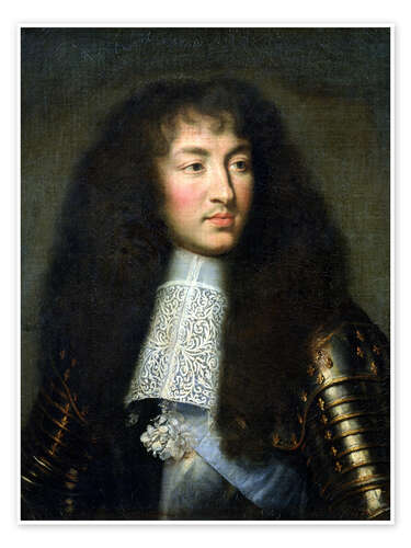 Plakat Portrait of Louis XIV