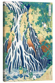 Obraz na płótnie  Kirifuri Waterfall at Kurokami Mountain in Shimotsuke - Katsushika Hokusai