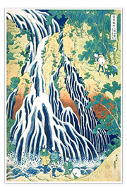 Plakat  Kirifuri Waterfall at Kurokami Mountain in Shimotsuke - Katsushika Hokusai