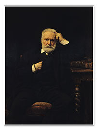Plakat Portrait of Victor Hugo