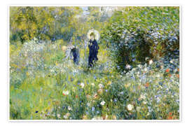 Plakat  Summer Landscape - Pierre-Auguste Renoir